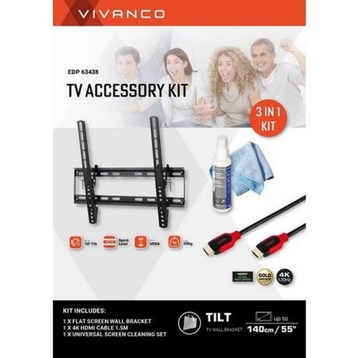 [63438] Vivanco 63438 TV Accessories Kit