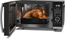Sharp YC-QC254AU-B 25 Litres Flatbed Convection Oven Microwave with Grill - Black