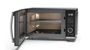 Sharp YC-QG204AU-B 20 Litres Flatbed Microwave Oven with Grill - Black