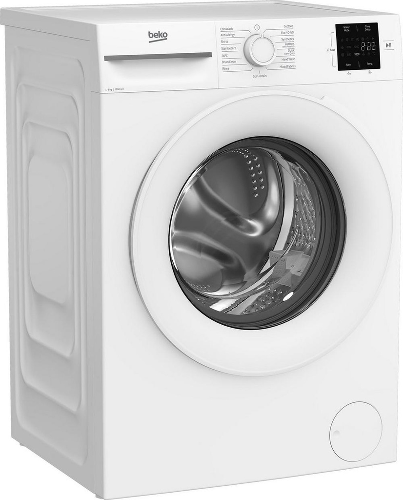 Beko BMN3WT3821W 8kg 1200 Spin Washing Machine - White