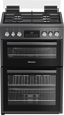 Blomberg GGRN655N 60cm Double Oven Gas Cooker with Gas Hob - Anthracite
