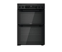 Hotpoint HDEU67V9C2B/UK 60cm Double Oven Electric Cooker with Induction Hob - Black