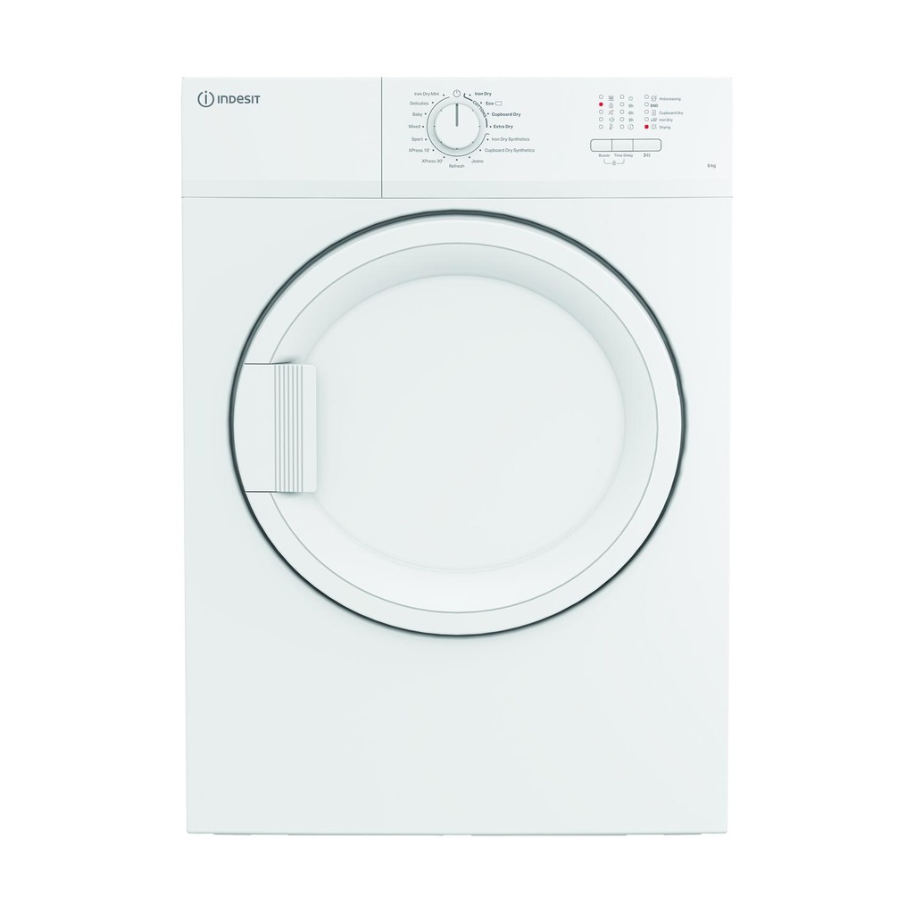 [CYDA81WWGLUK] Indesit CYDA81WWGLUK 8kg Vented Tumble Dryer - White
