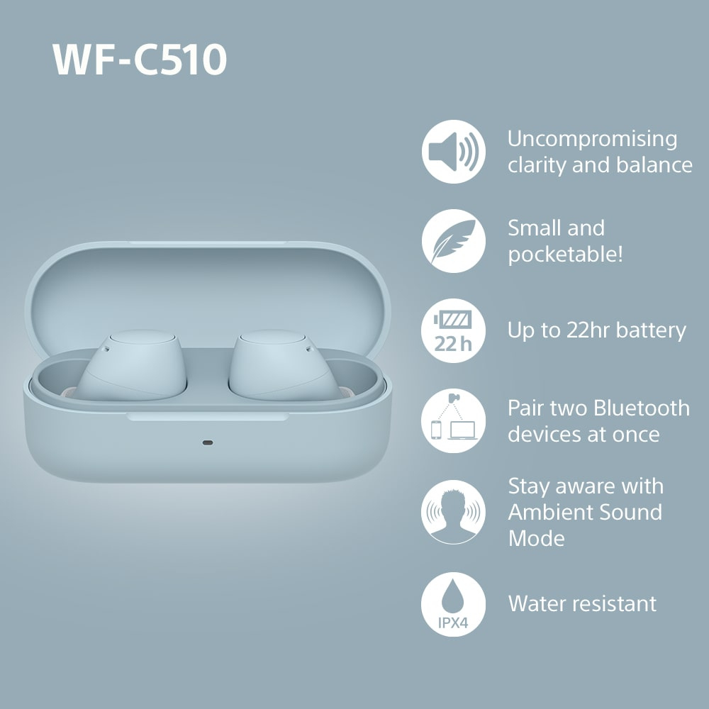 [WFC510L.CE7] Sony WFC510L.CE7 Wireless In ear headphones - Blue