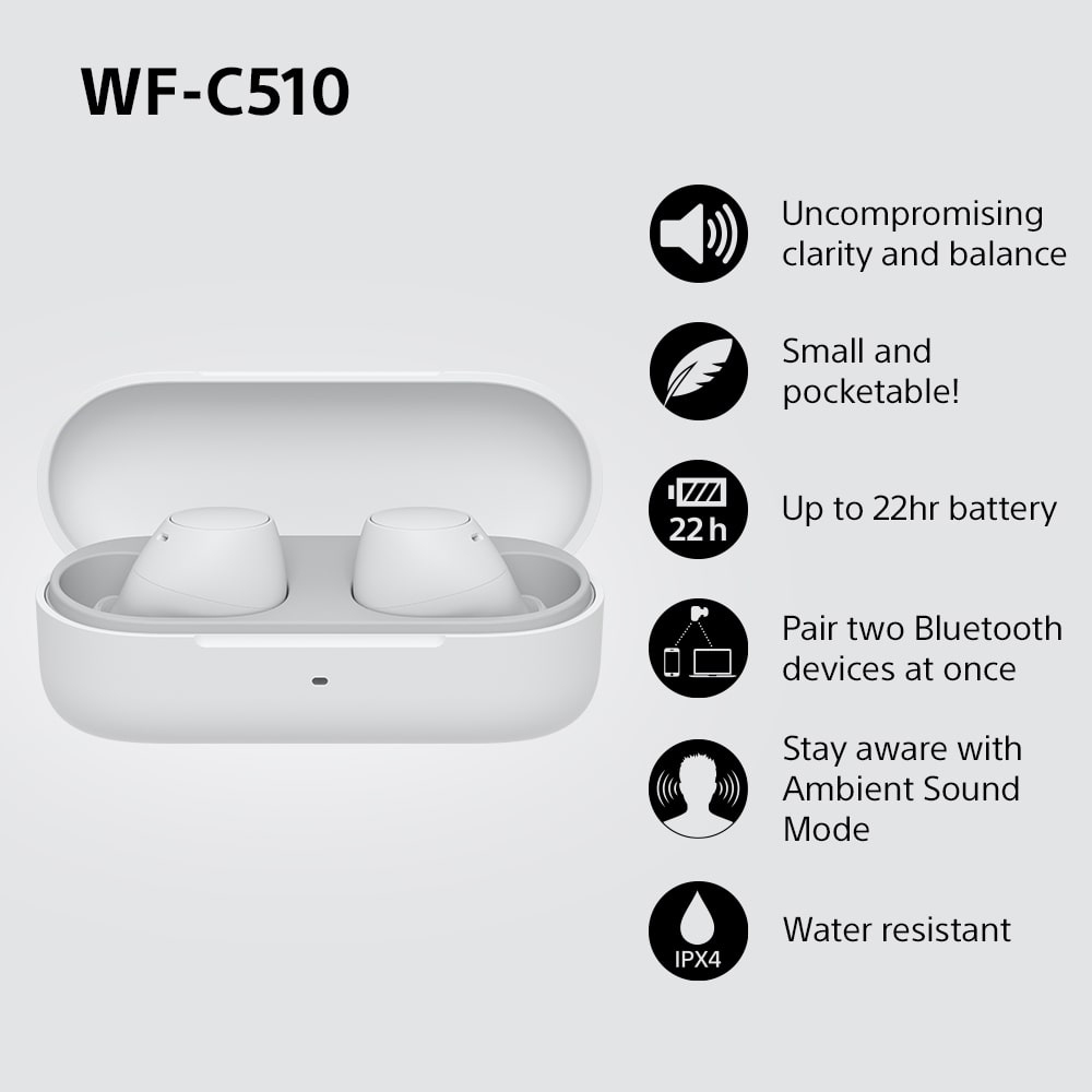 [WFC510W.CE7] Sony WFC510W.CE7 Wireless In ear headphones - White