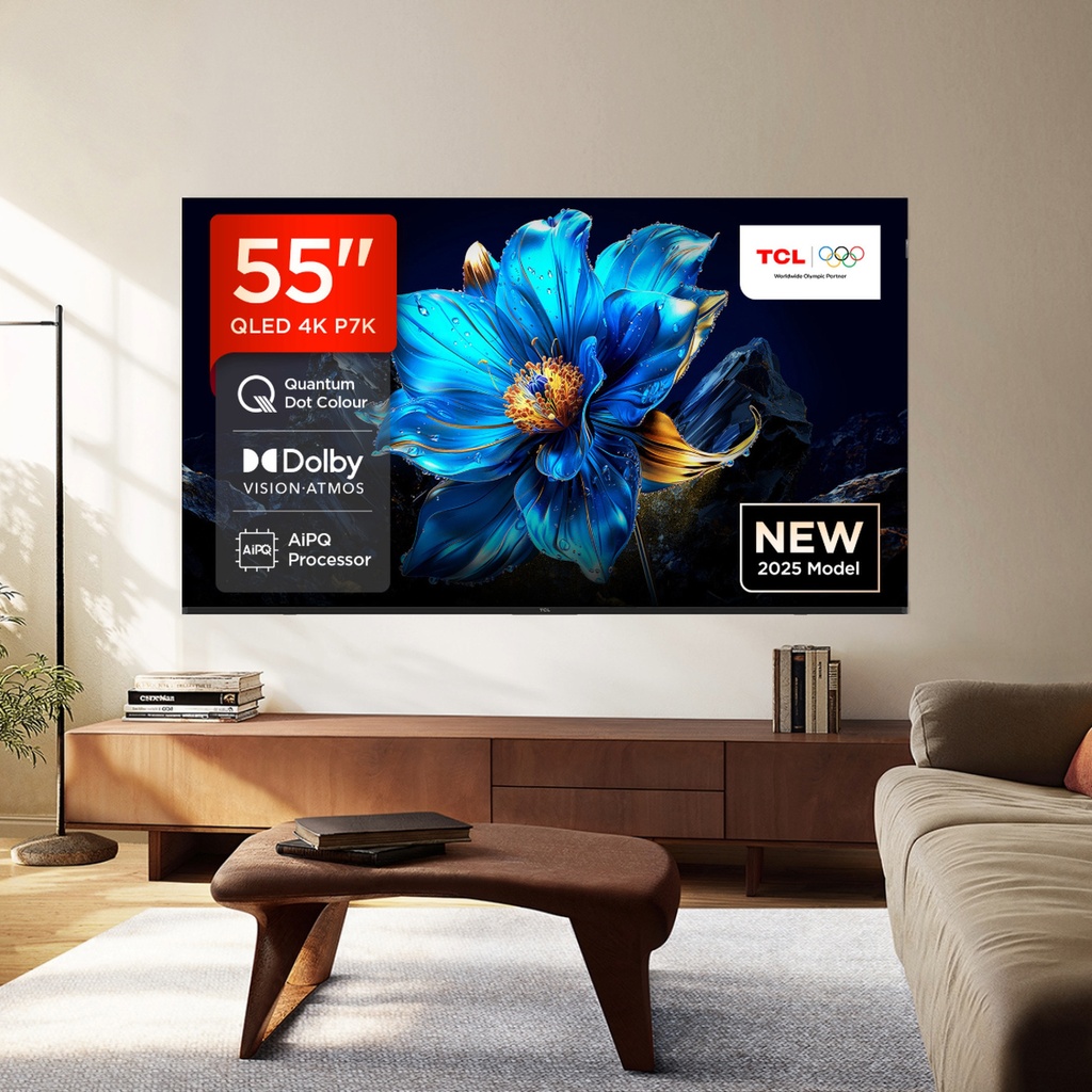 [55P7K-UK] TCL 55P7K-UK 55" 4K QLED Direct LED HDR Google TV
