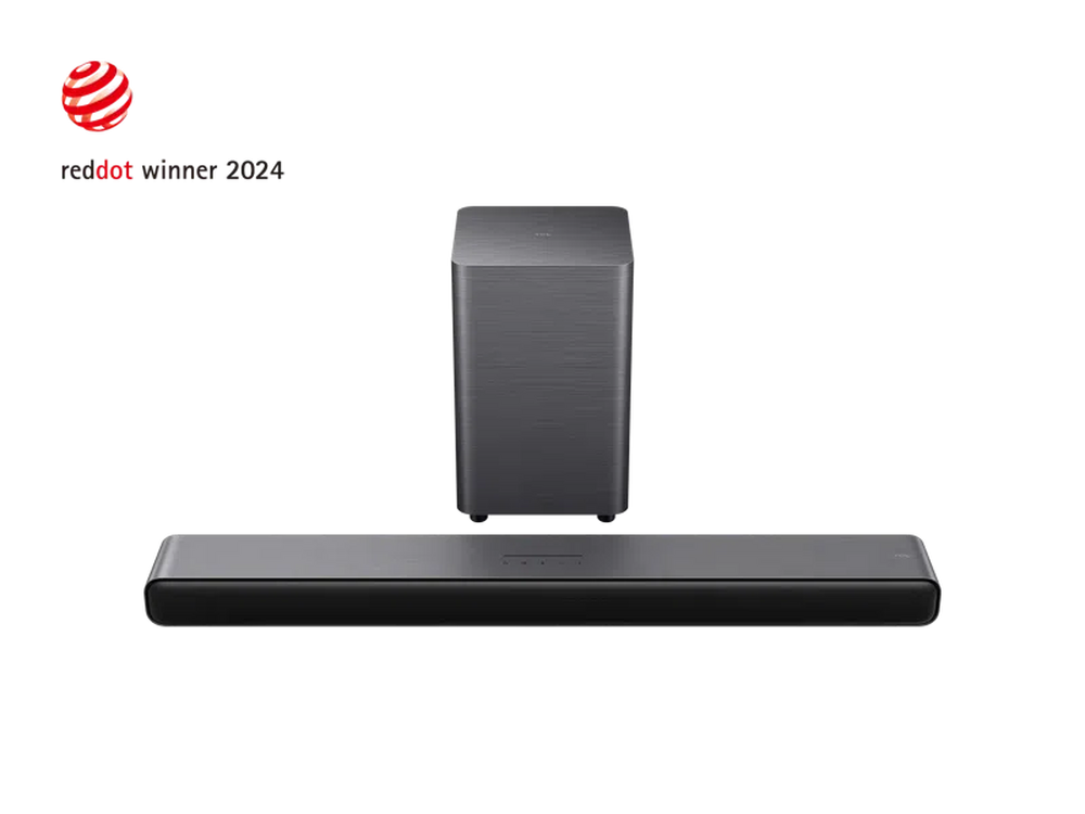 TCL S55H 2.1 ch Dolby Atmos & DTS Virtual:X Wireless Soundbar with Wireless Subwoofer  - Dark Titanium