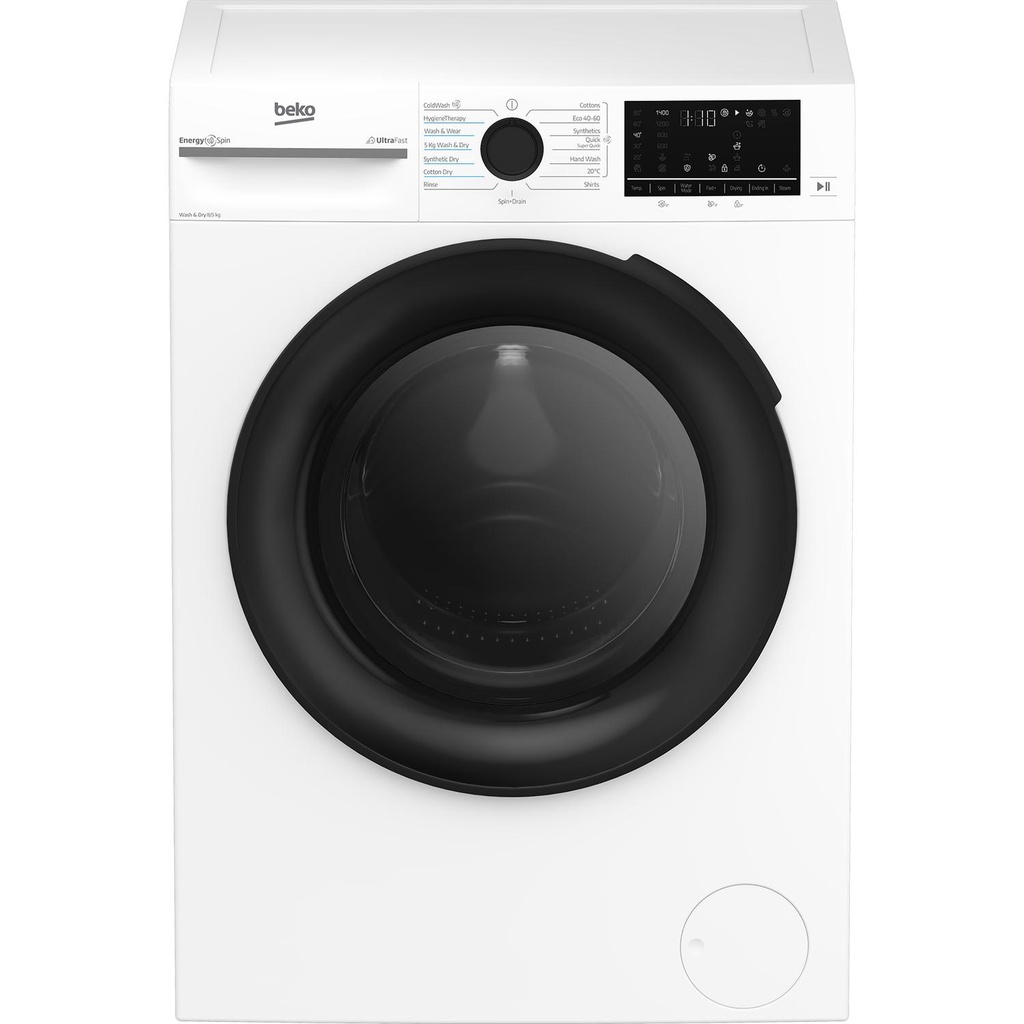 [BMND8545UW] Beko BMND8545UW 8kg/5kg 1400 Spin Washer Dryer - White
