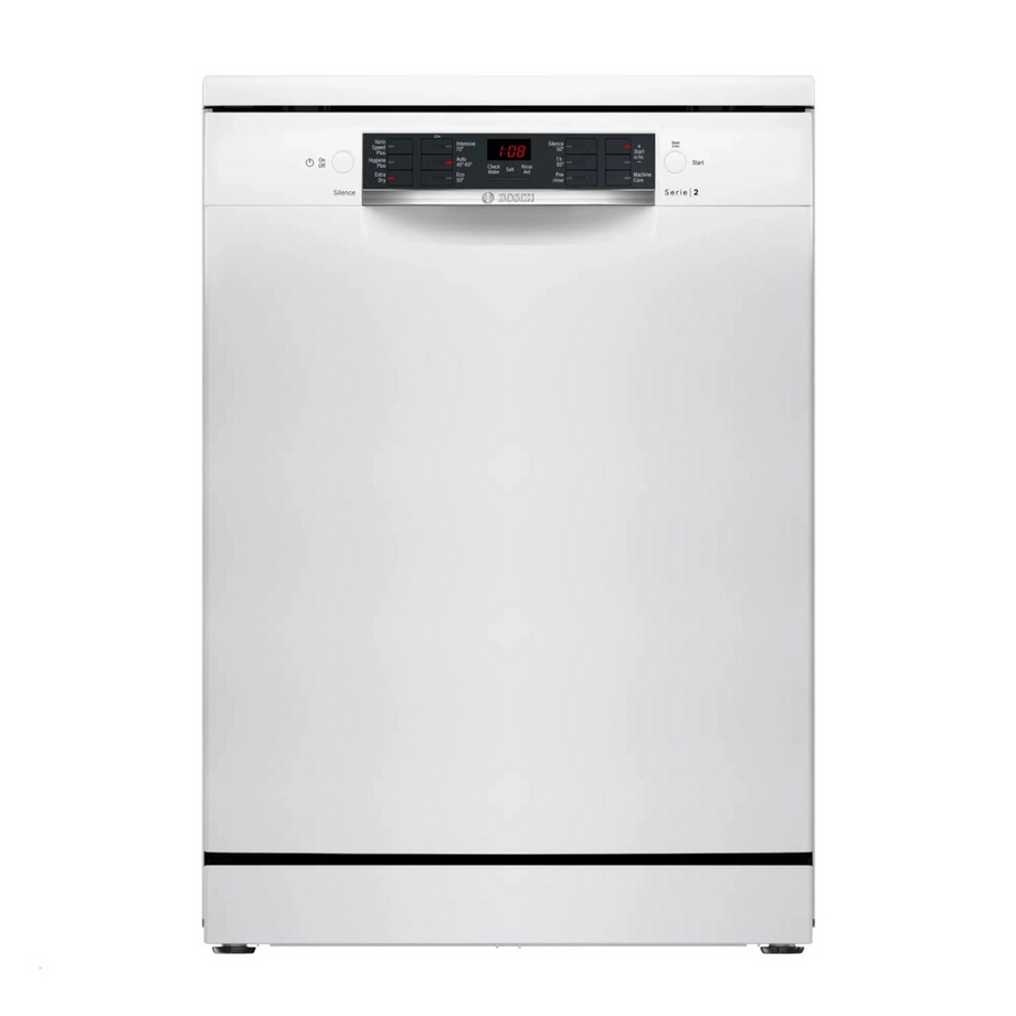 [SMS26AW08G] Bosch SMS26AW08G 60cm Dishwasher - White 12 Place Settings