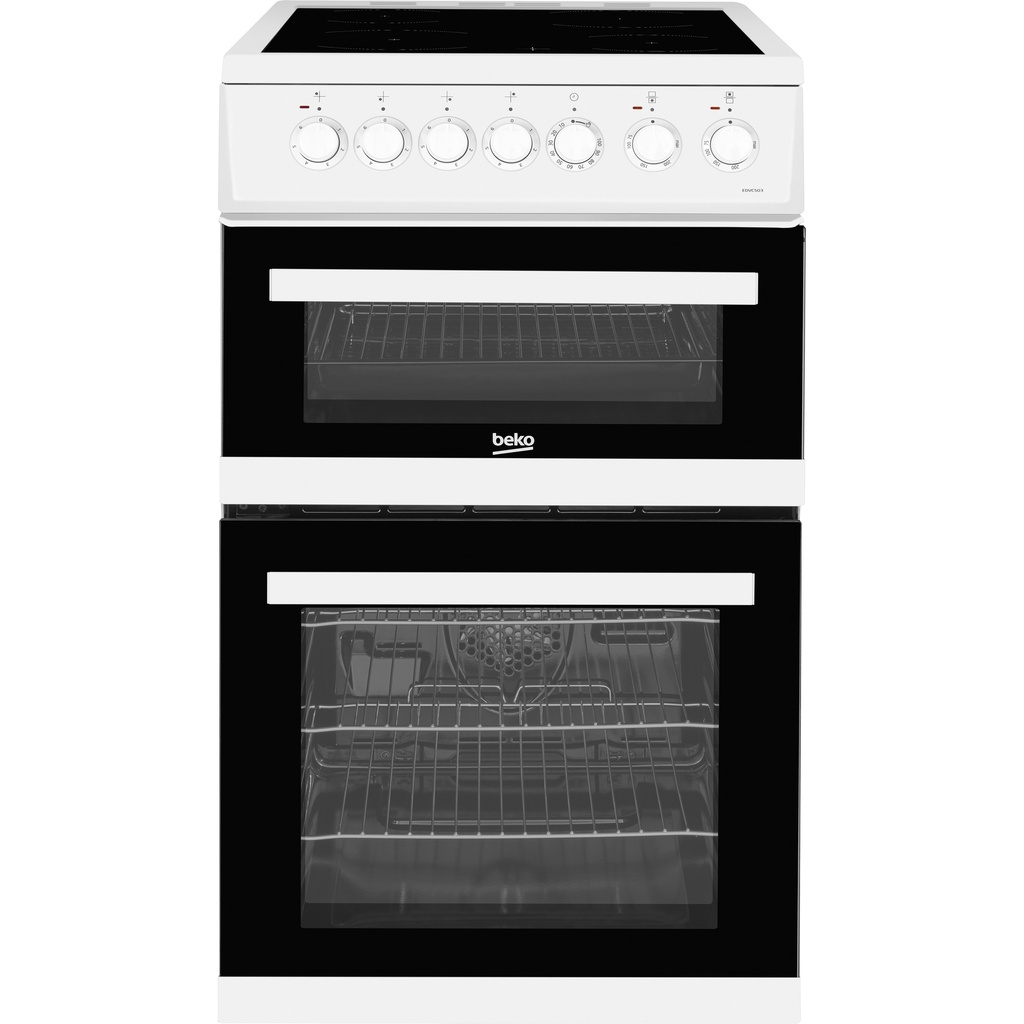 [EDVC503W] Beko EDVC503W 50cm Electric Double Oven - White