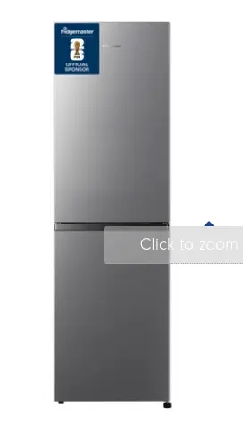Fridgemaster MC55240ES 50/50 Freestanding Manual Defrost Fridge Freezer – Silver 