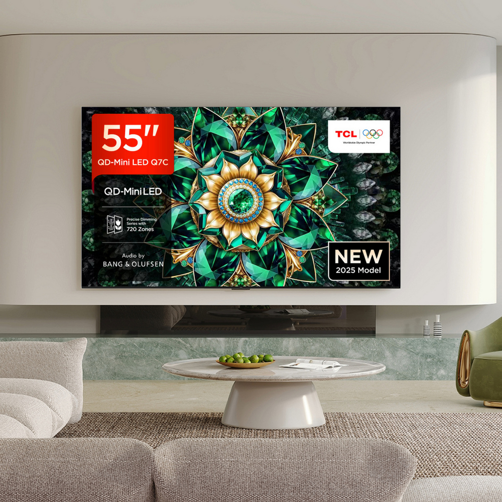 [55Q7C-UK] TCL 55Q7C-UK 55" 4K QD-Mini LED UHD Smart Google TV