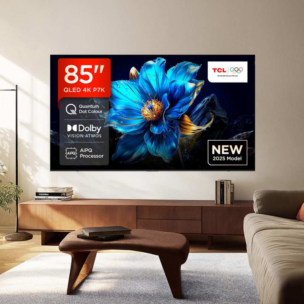 [85P7K-UK] TCL 85P7K-UK 85" QLED Direct LED HDR Google TV