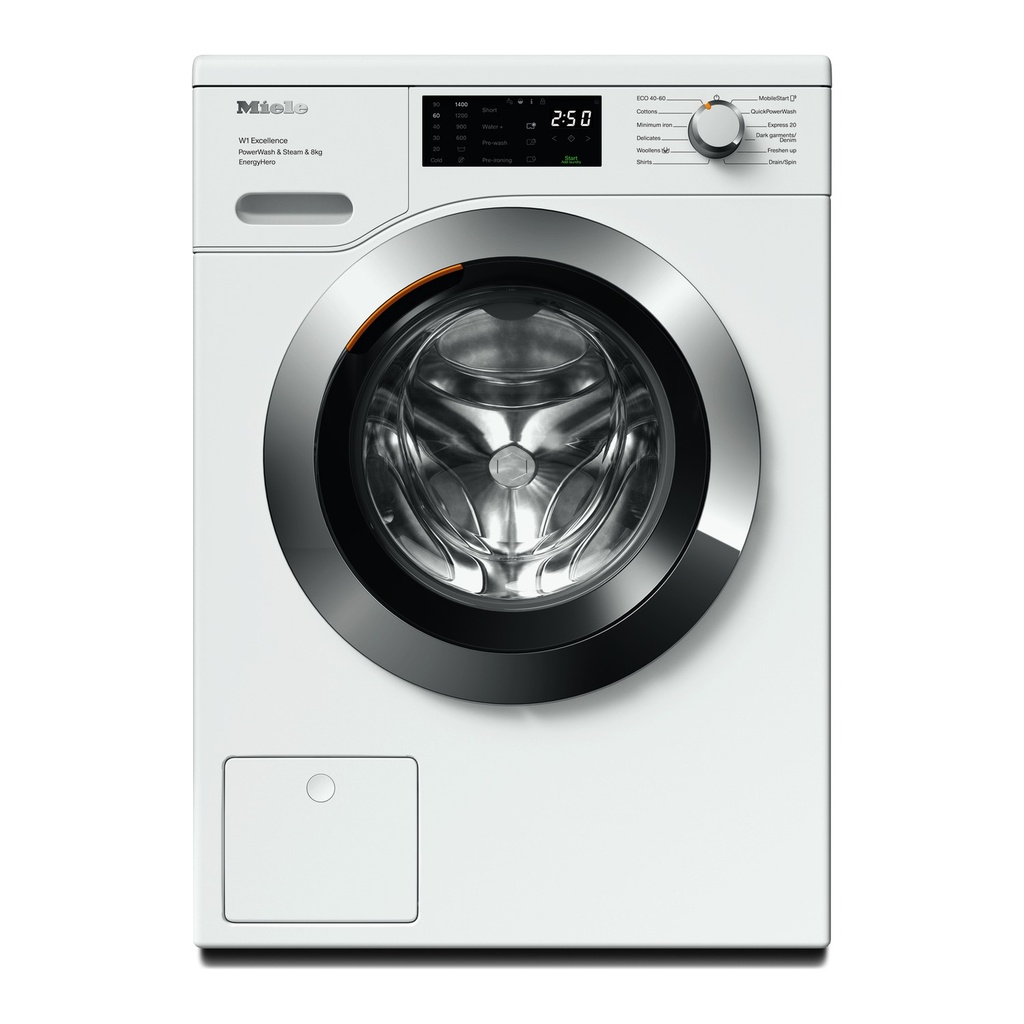 [WEE385 WCS] Miele WEE385 WCS 8kg 1400 Spin Washing Machine - Lotus White