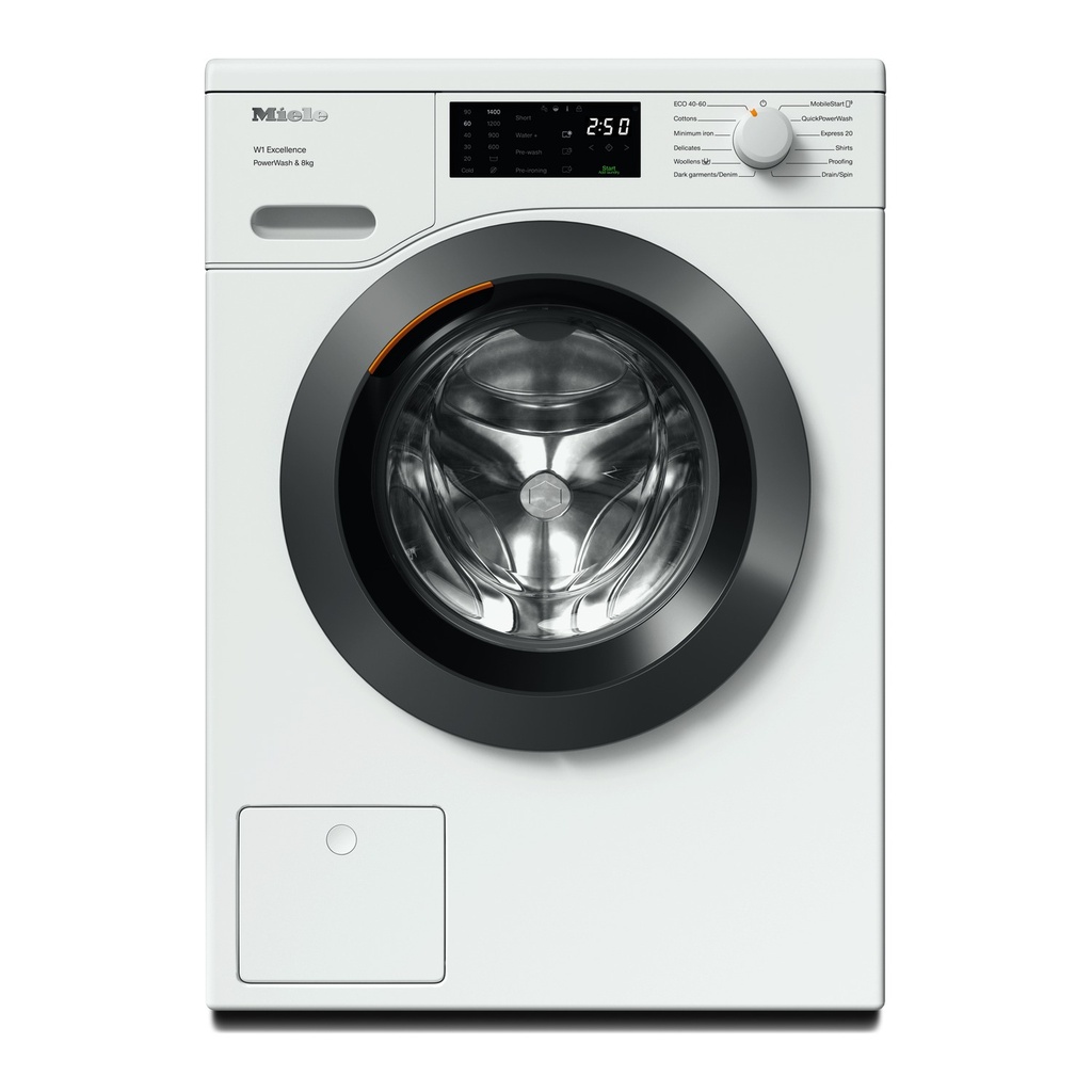[WEB365 WCS] Miele WEB365 WCS 8kg 1400 Spin Washing Machine - Lotus White