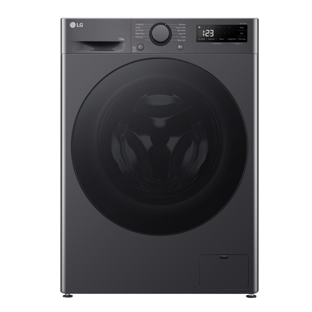 [F4Y513GBLN1] LG F4Y513GBLN1 13kg 1400 Spin Washing Machine - Slate Grey