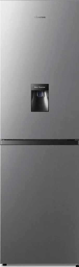 [RB327N4WCE] Hisense RB327N4WCE 50/50 Total No Frost Fridge Freezer - Stainless Steel