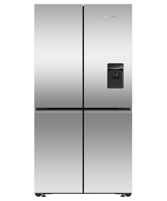 [RF605QNUVX1] Fisher & Paykel RF605QNUVX1 90.5cm Quad Door Frost Free Fridge Freezer - Stainless Steel