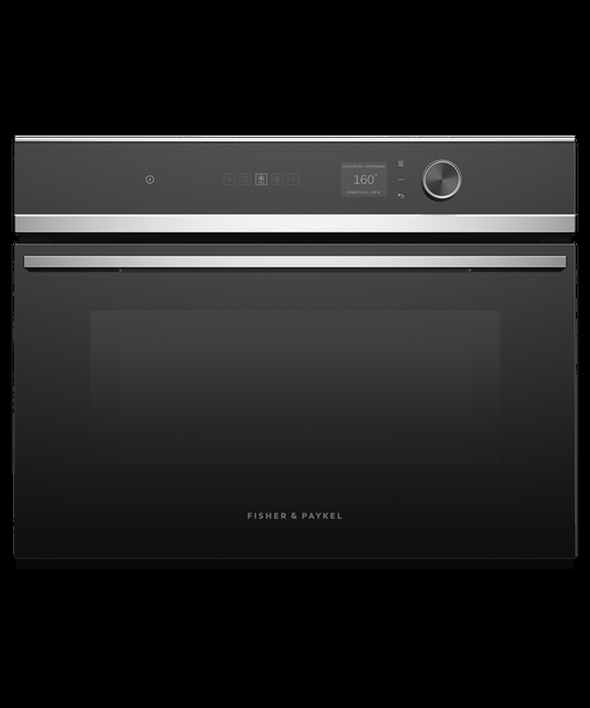 Fisher & Paykel OM60NDLX1 Built In Combination Microwave Oven - Stainless Steel