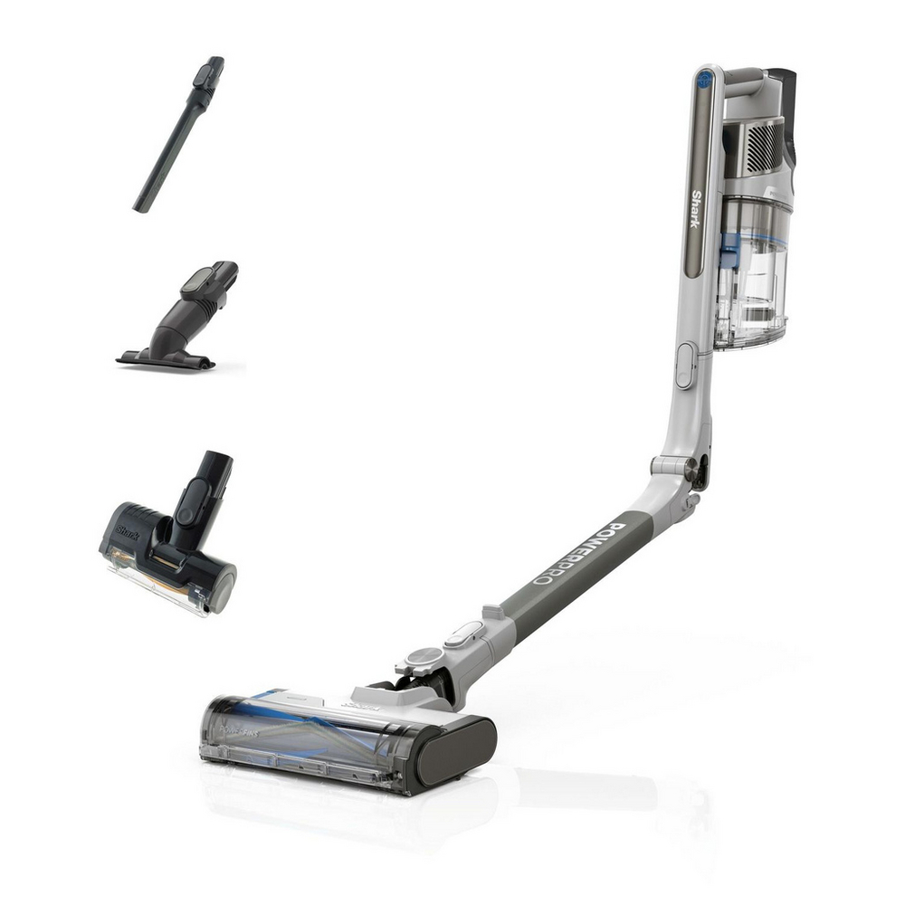 [IZ380UKT] Shark IZ380UKT PowerPro Pet Cordless Stick Vacuum Cleaner - 50 Minutes Run Time - Java Metallic