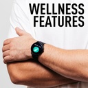 Reflex Active RA22-2182 Series 22 Black Smart Calling Watch - Black