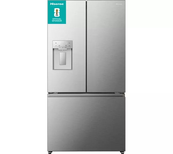 Hisense RF815N4SESE Total No Frost Plumbed American Fridge Freezer - Silver