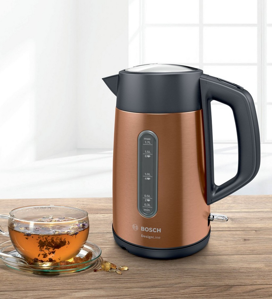 [TWK4P439GB] Bosch TWK4P439GB 1.7L Traditional Kettle - Copper
