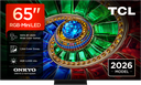 TCL 65RM7L-UK 65" 4K Ultra HD RGB MINI LED Google TV - Black