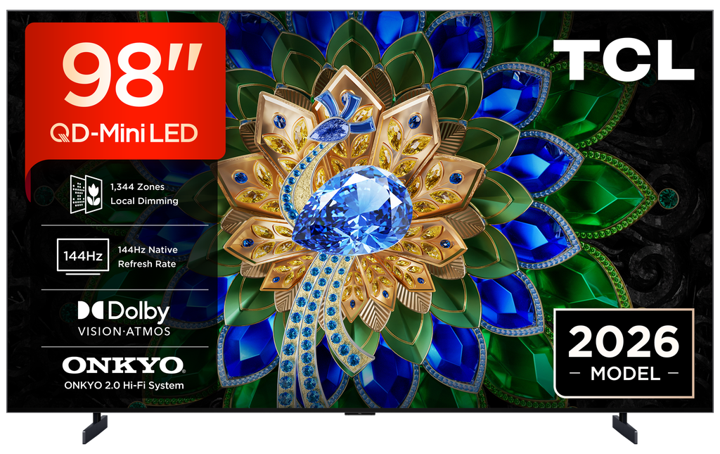 [98A400U-UK] TCL 98A400U-UK 98" QD-MINI LED TV - Black
