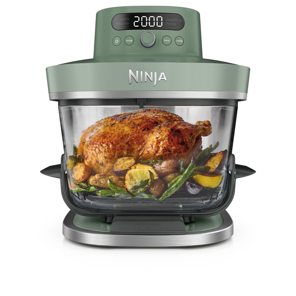 [AS090UKGN] Ninja AS090UKGN CRISPi PRO 5-in-1 Glass Air Fryer - Green