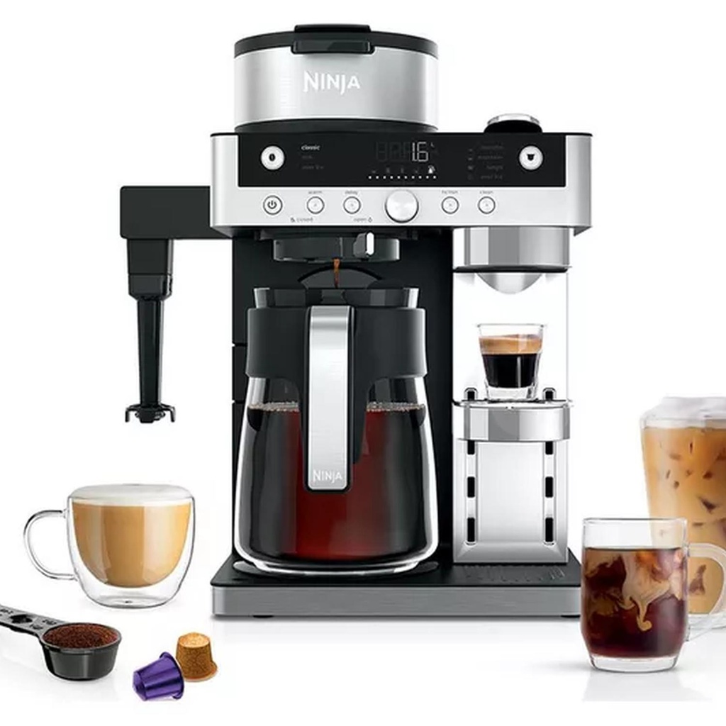 [CFN802UK] Ninja CFN802UK Espresso & Filter Coffee Machine - Silver / Black