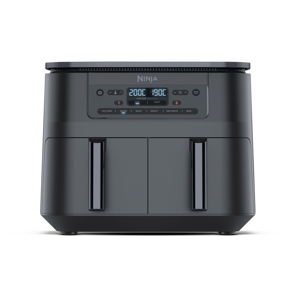 [DZ300UK] Ninja DZ300UK 7.6 litre 6-in-1 Dual Zone Air Fryer - Gun Metal Grey