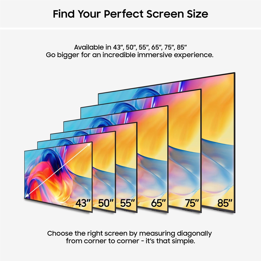 Samsung UE75M70HAKXXU 75" 4K Mini LED Vision AI Smart TV