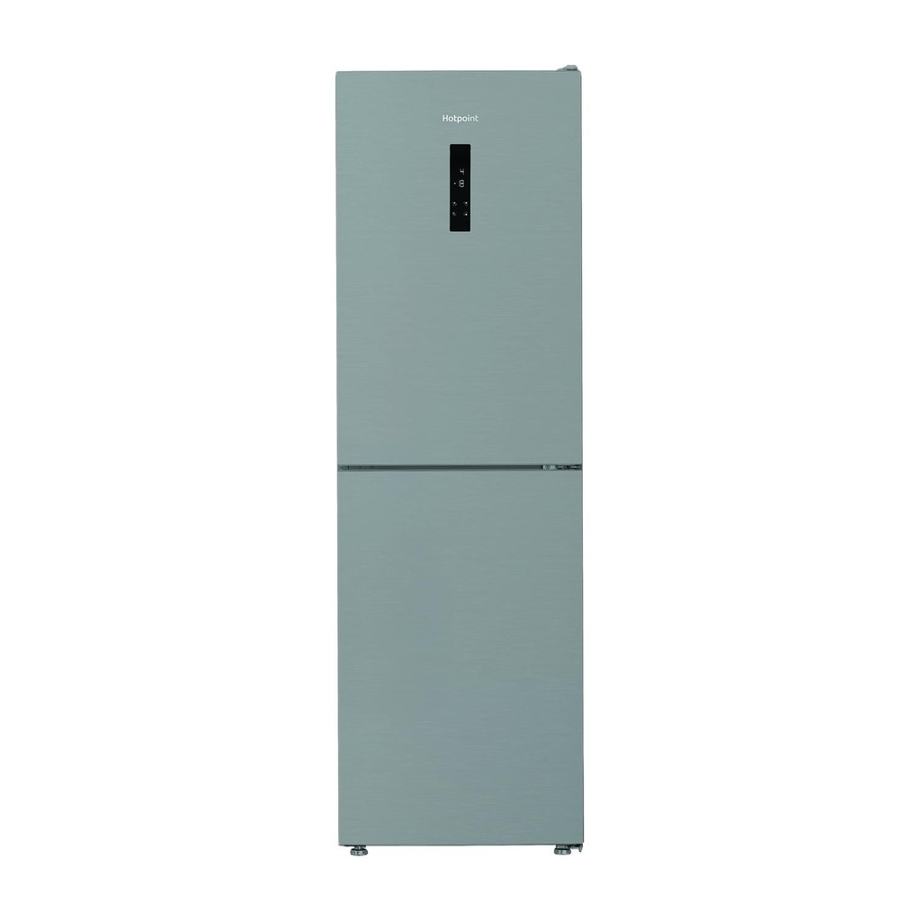 [HPKF6353XP4UK] Hotpoint Freestanding Dual No Frost 66.1cm 60/40 Fridge Freezer - Pet Inox