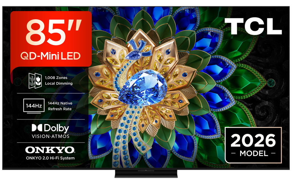 [85A400U-UK] TCL 85A400U-UK 85" QD-MINI LED TV - Black