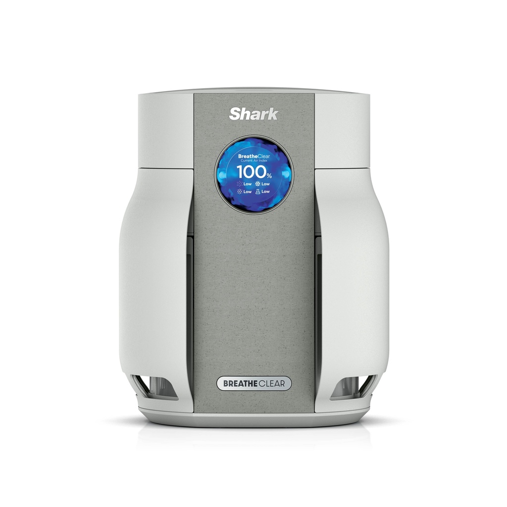 Shark HP062UK BreatheClear Compact Air Purifier with NeverChange6 - Dove