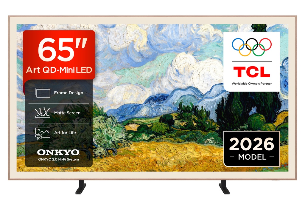 TCL 65A400 PRO-UK 65" 4K Ultra HD QD-MINI LED AI ART TV