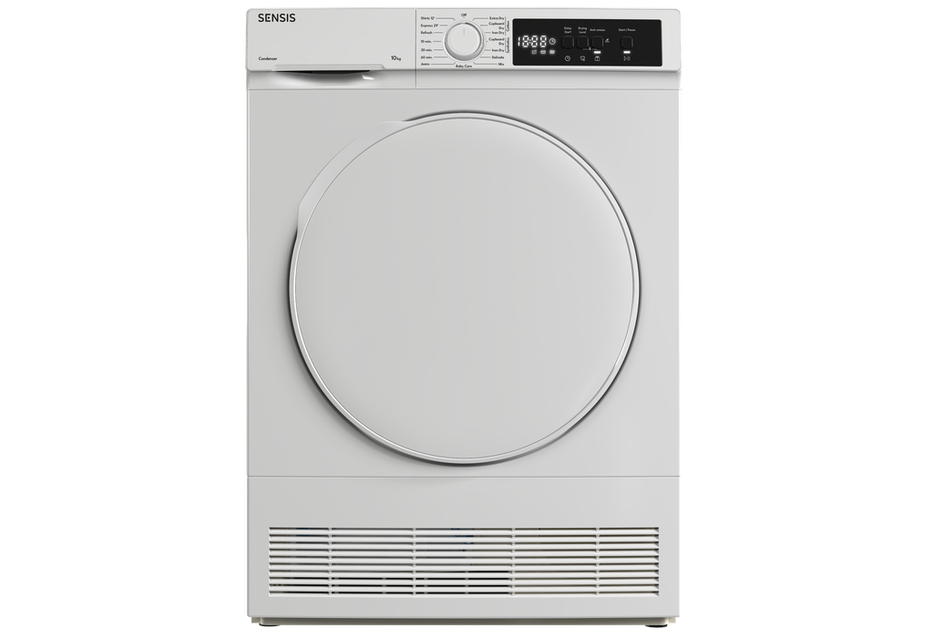 Sensis TDCF0110BW 10kg Condenser Tumble Dryer - White