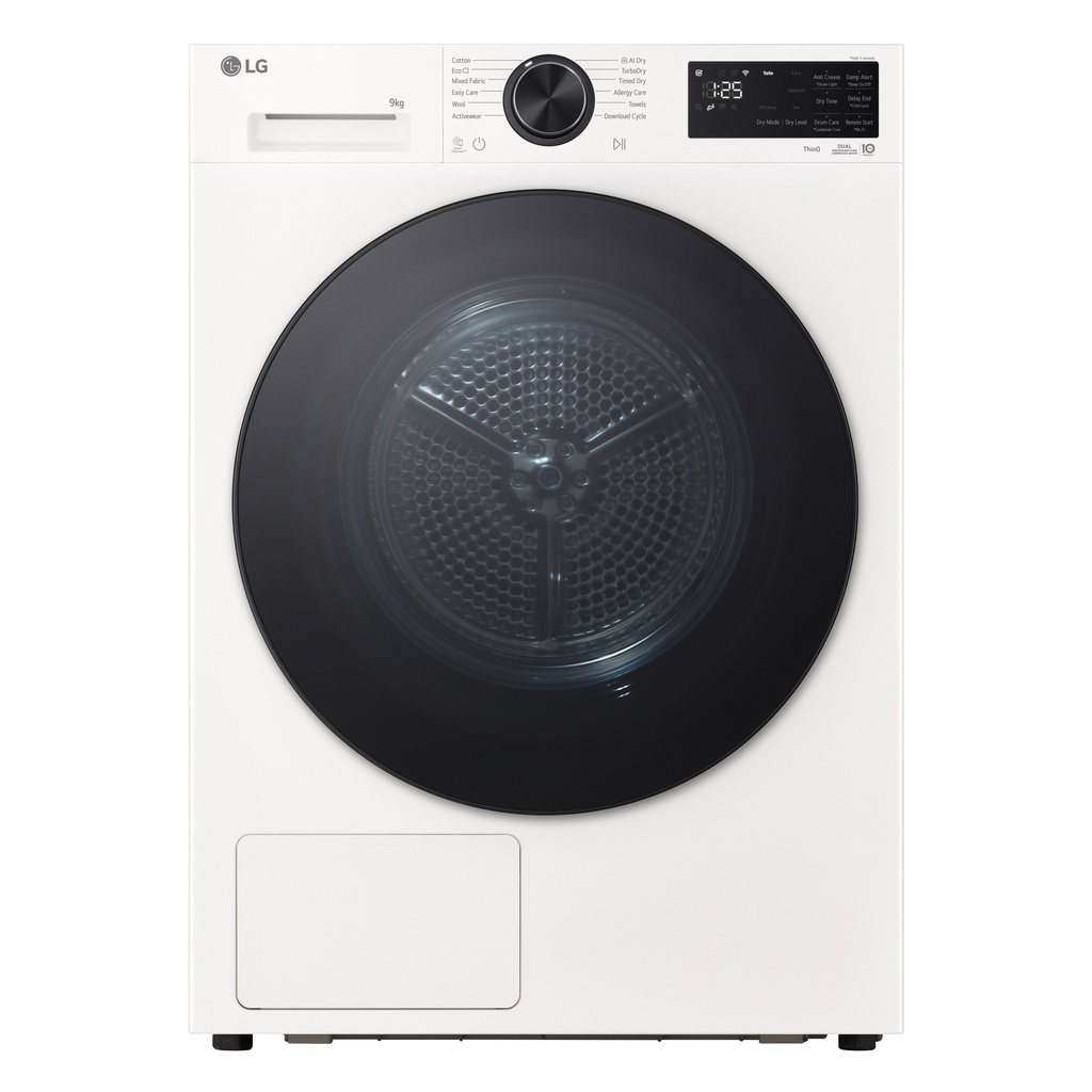 LG Series 5 RHX5009TWB 9kg Heat Pump Tumble Dryer - White