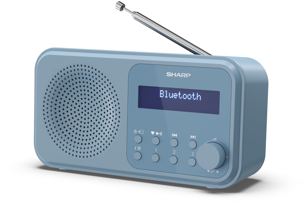 [DR-P420 BL] Sharp DR-P420BL Portable Digital Radio - Blue