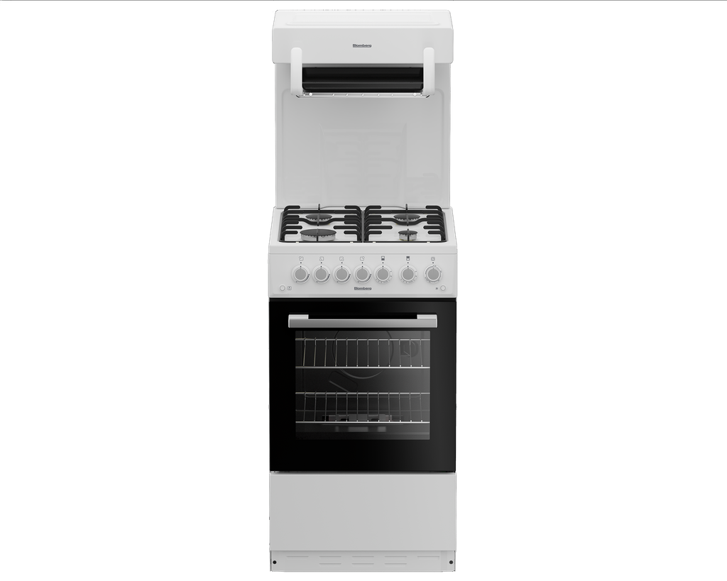 Blomberg GGS9151W 50cm Single oven Gas Cooker with Eye Level Grill - White