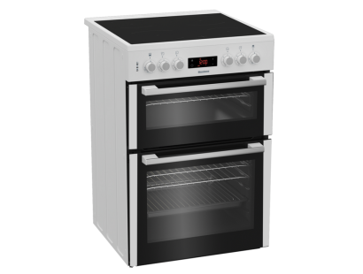 Blomberg HKN65W 60cm Electric Double Oven with Ceramic Hob - White