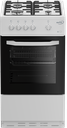 Zenith ZE501W 50cm Gas Single Oven with Gas Hob - White