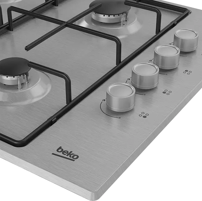 Beko CIHYG21SX 61cm Gas Hob - Stainless Steel