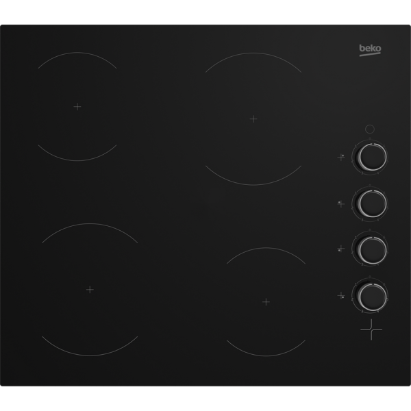 Beko CIHYV21B 58cm Ceramic Hob - Black