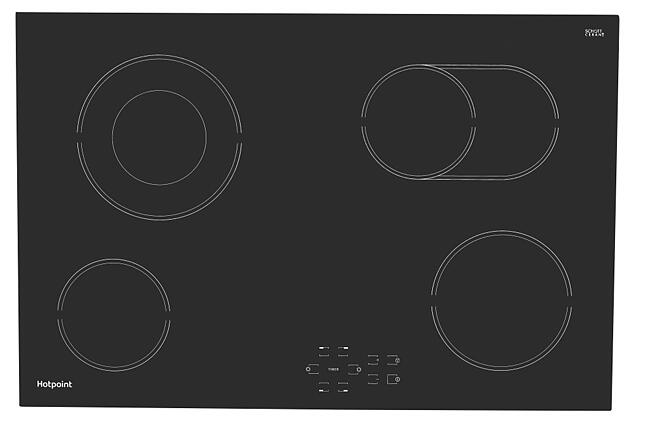 Hotpoint HR724BH 77cm Ceramic Hob - Black