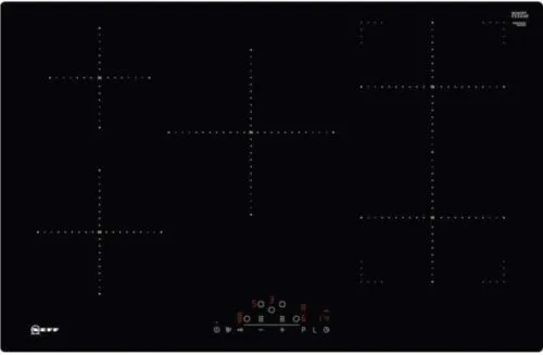 NEFF T48FD23X2 Frameless 80cm Induction Hob with CombiZone - Black