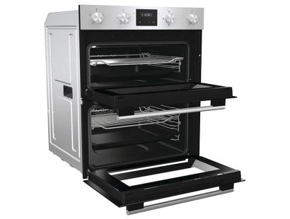 Hisense BID75211XUK 59.4cm Built Under Electric Double Oven - Stainless Steel