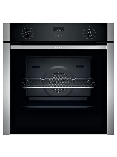 NEFF B3ACE4HN0B Slide & Hide 59.4cm Built In Electric Single Oven - Stainless Steel