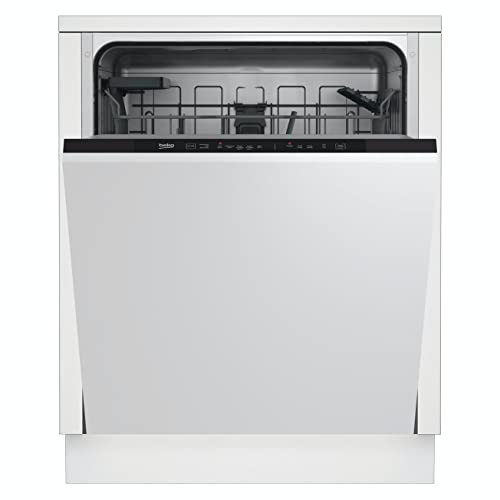 Beko DIN15C20 Integrated Full Size Dishwasher - 14 Place Settings